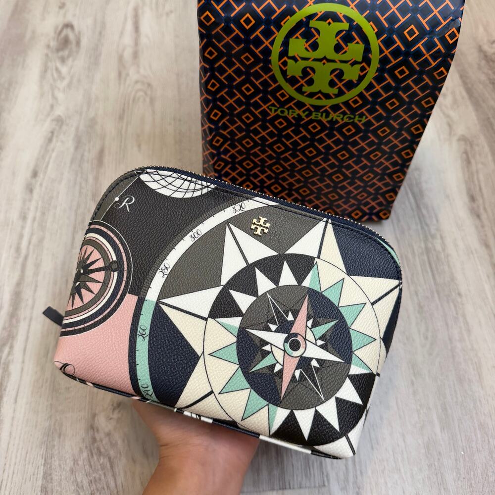 Tory Burch Kerrington Cosmetic Case NEW